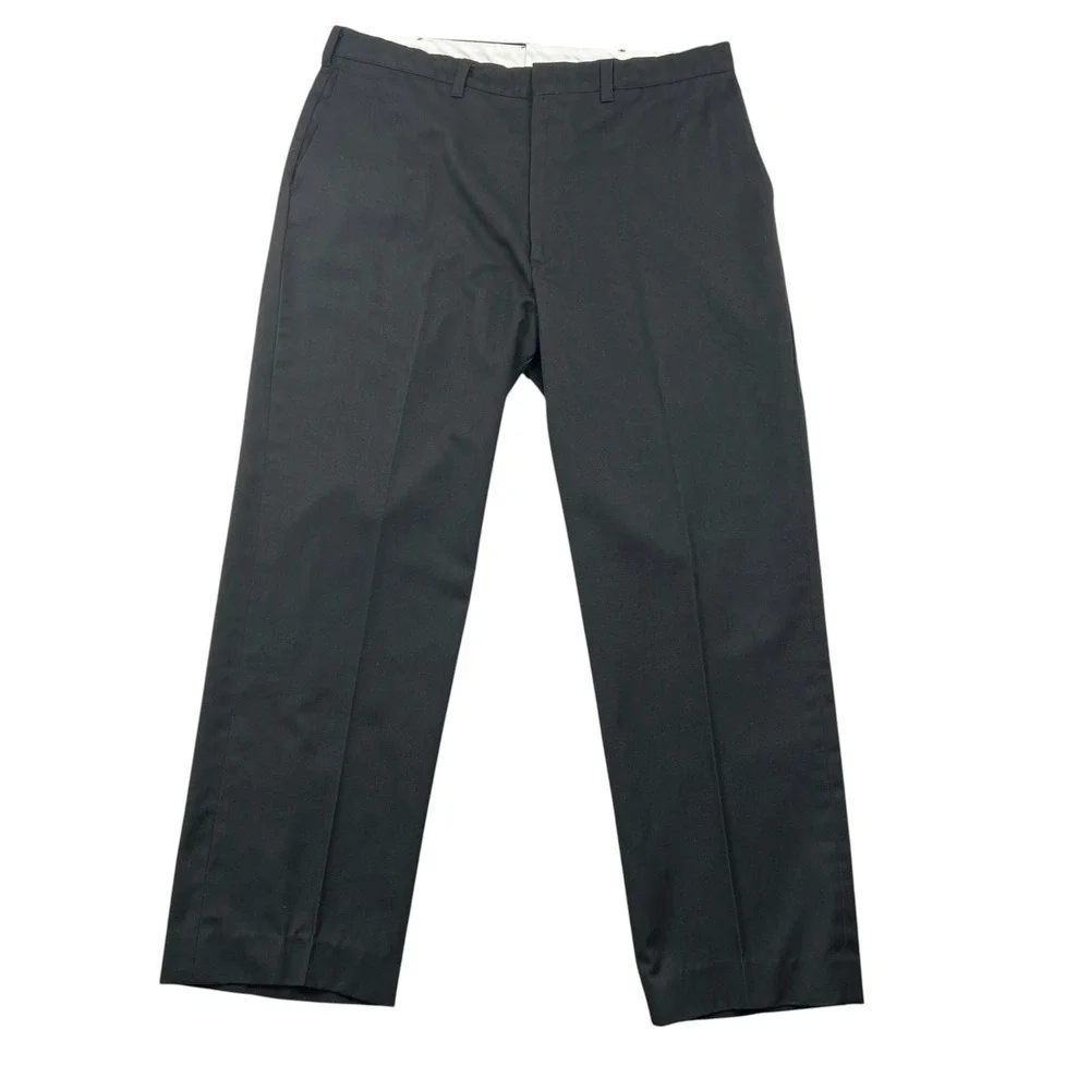 Dee Cee Work Trousers Mens 37x30 Black Vintage Made in USA Straight Leg Pants